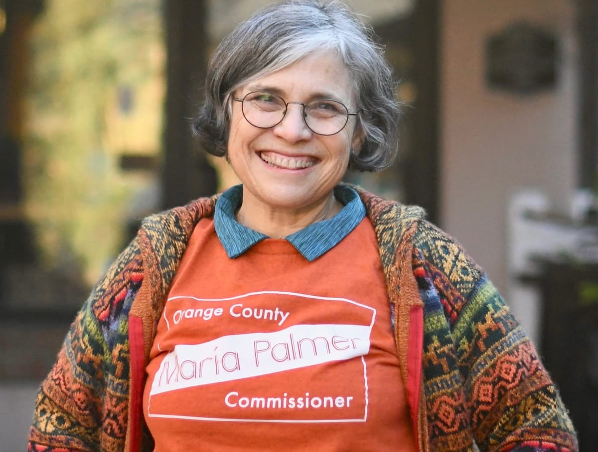 A conversation with María Palmer, candidate for Orange County Board of Commissioners representing District 1