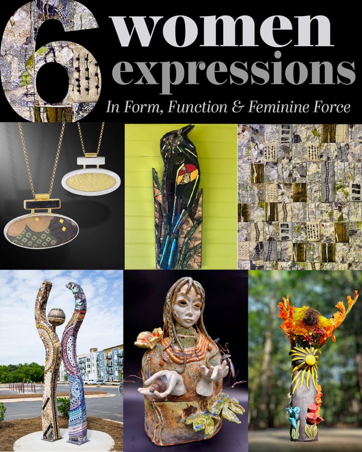 "6 Women – 6 Expressions" Show at The Arts Center